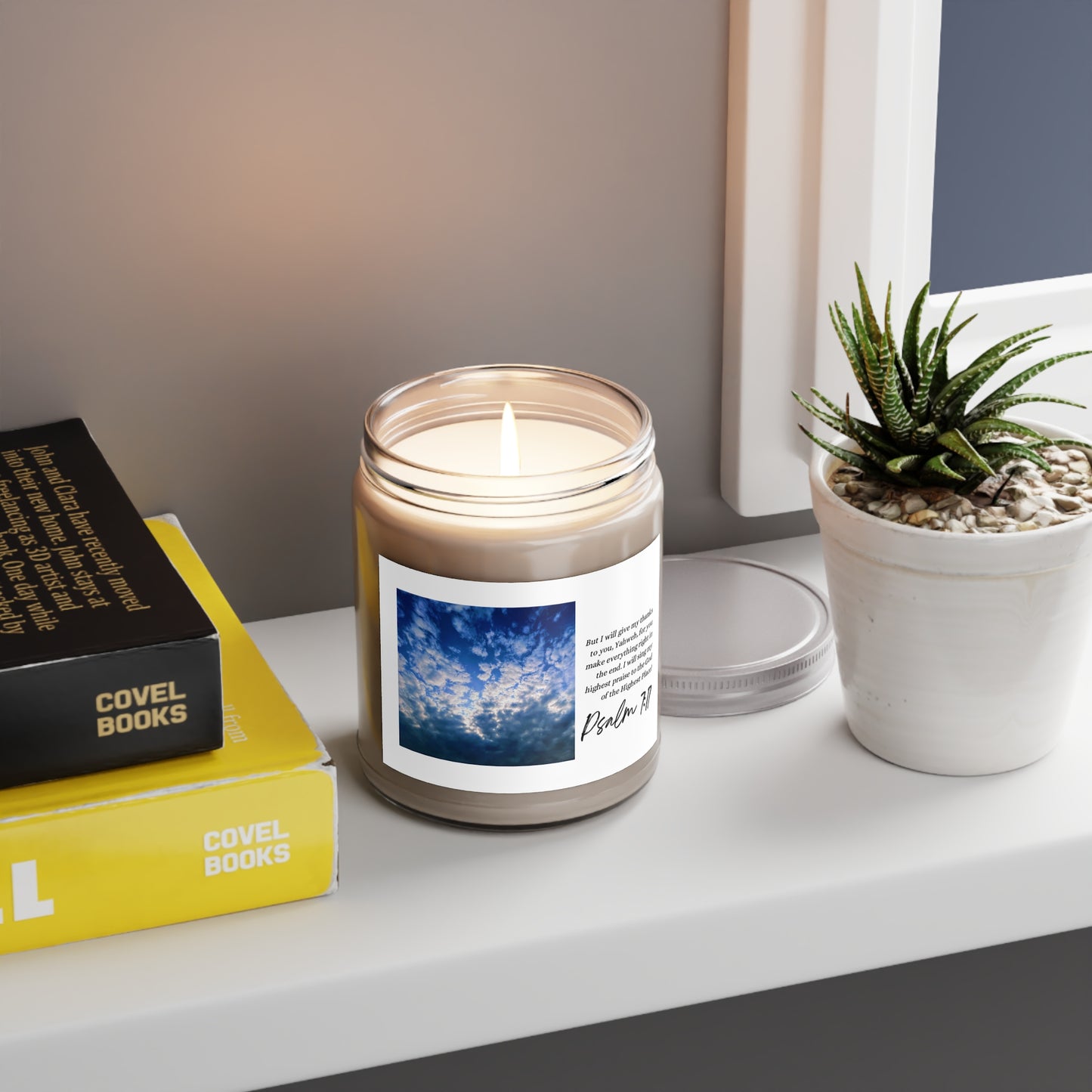 "YOU MAKE EVERYTHING RIGHT IN THE END", Psalm 7:17, Bespoke Scented Candles,